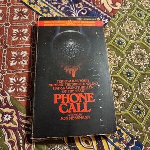 Phone Call Horror Novel by Jon Messmann - Vintage Paperback Thriller